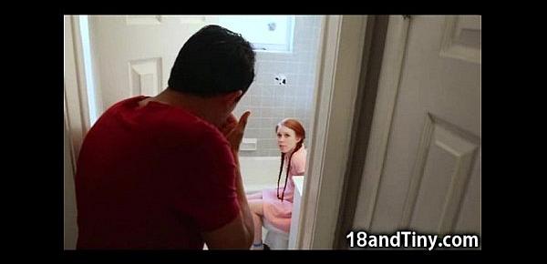 Teen So Small She Got Stuck in the Toilet!